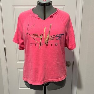 Vintage Pink Key West Florida Women's Tee